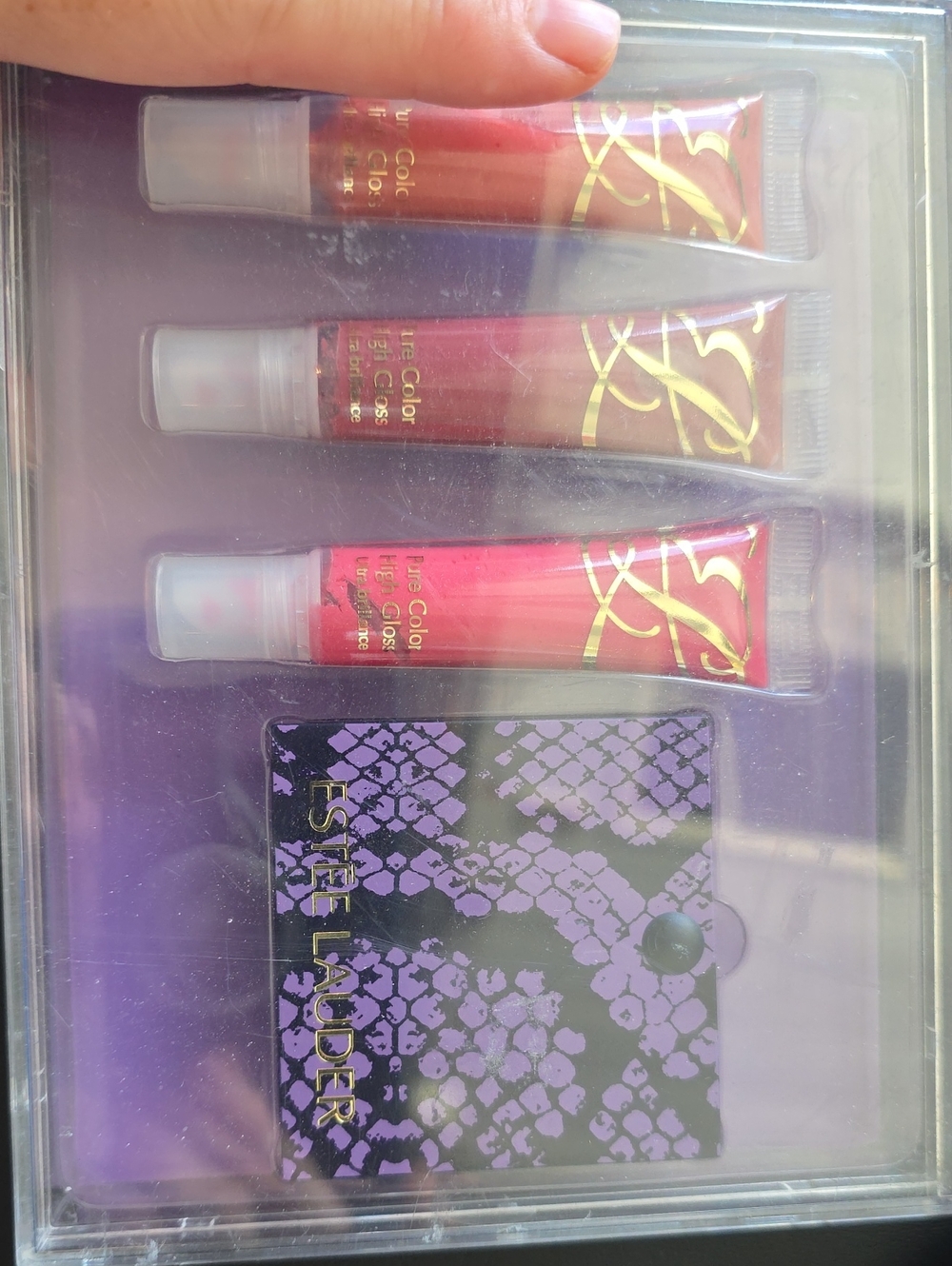 Estee Lauder Purple Gift Set Packaging